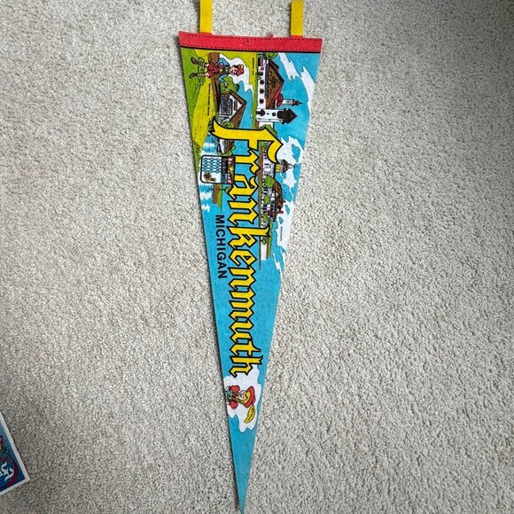 Frankenmuth Michigan Felt Flag Pennant - Picture 4 of 10